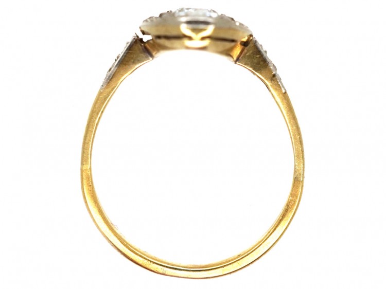Art Deco Three Stone Diamond Ring