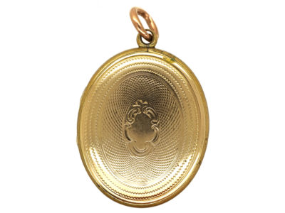 Victorian Oval Gold Cased Locket