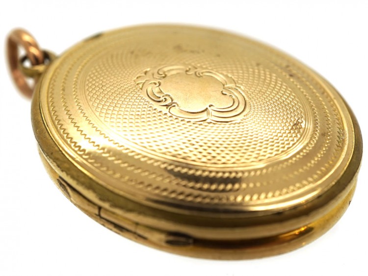 Victorian Oval Gold Cased Locket