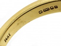 Multi Gem 18ct Gold Retro Ring