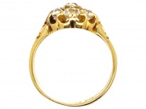 Victorian 18ct Gold Diamond Cluster Ring