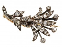 Victorian Diamond Spray Brooch ​& Pendant