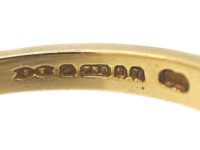 18ct Gold, Sapphire ​& Diamond Crossover Ring