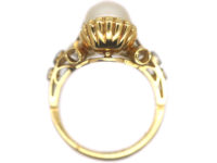 Pearl in The Oyster Shell 18ct Gold Ring