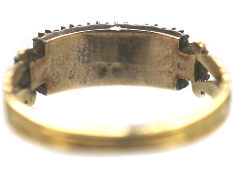 Georgian Double Row Paste Set Ring