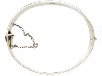 1970s Silver Engraved Bangle