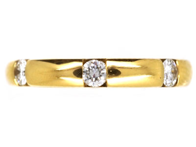 18ct Gold & Diamond Band