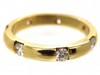 18ct Gold & Diamond Band