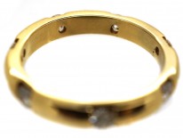 18ct Gold & Diamond Band