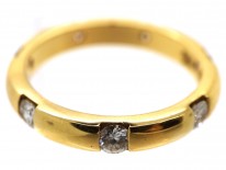 18ct Gold & Diamond Band