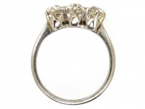 Platinum Three Stone Diamond Ring