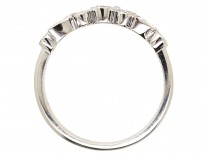 18ct White Gold Diamond Set Half Eternity Ring