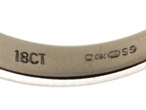 18ct White Gold Diamond Set Half Eternity Ring