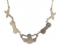 Art Deco Silver ​& Marcasite Necklace