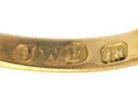 Edwardian 18ct Gold, Diamond ​& Ruby Crossover Ring