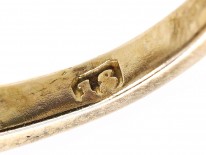 Victorian 18ct Gold, Silver, & Diamond Foliate Design Ring