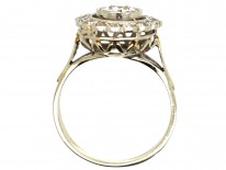 18ct White Gold Diamond Daisy Cluster Ring