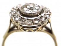 18ct White Gold Diamond Daisy Cluster Ring