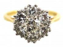 18ct Gold Diamond Cluster Ring