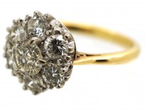 18ct Gold Diamond Cluster Ring