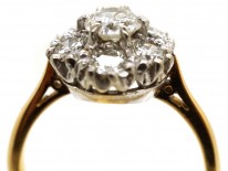 18ct Gold Diamond Cluster Ring