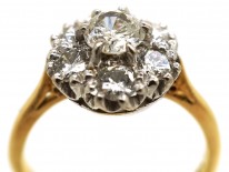 18ct Gold Diamond Cluster Ring