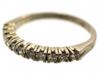 18ct White Gold & Diamond Half Eternity Ring