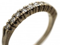 18ct White Gold & Diamond Half Eternity Ring