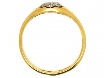 Edwardian 18ct Gold Diamond Cluster Ring