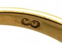 18ct Gold, Ceylon Sapphire & Diamond Ring