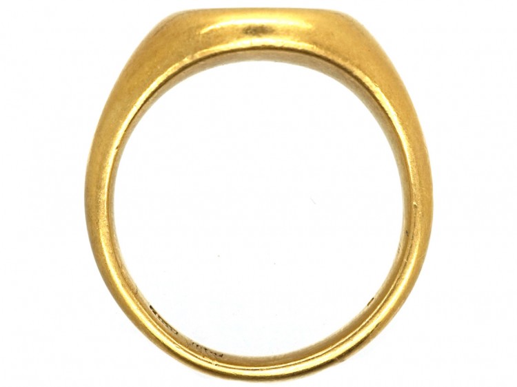 Victorian 18ct Gold Signet Ring of a Unicorn