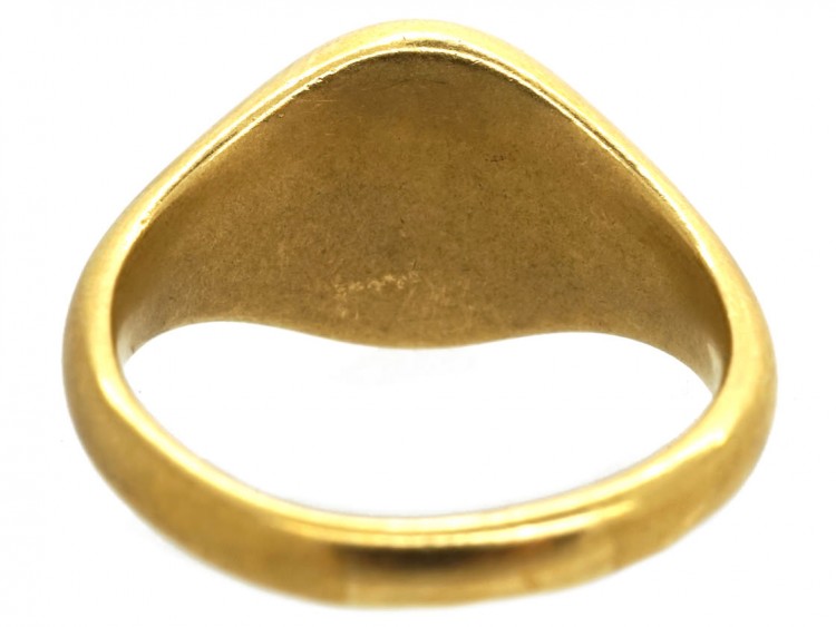 Victorian 18ct Gold Signet Ring of a Unicorn