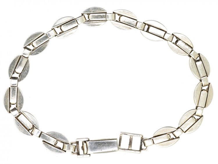 Silver & Marcasite Art Deco Bracelet