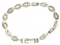 Silver & Marcasite Art Deco Bracelet