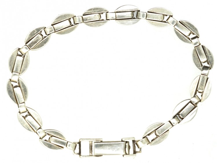 Silver & Marcasite Art Deco Bracelet