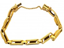 Early Victorian 15ct Gold Engraved Bracelet