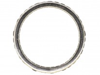 Art Deco 18ct White Gold & Sapphire Eternity Ring