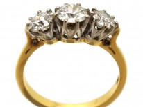 18ct Gold Three Stone Diamond Ring