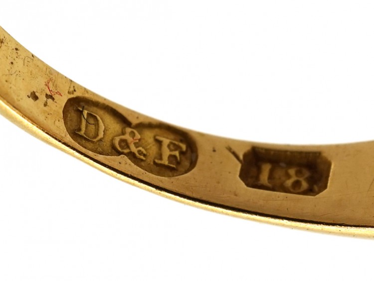 Edwardian 18ct Gold, Sapphire & Diamond Ring