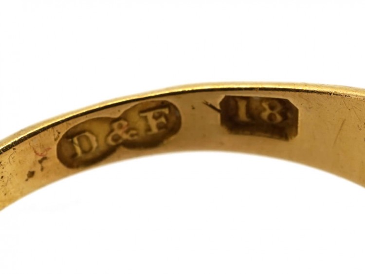 Edwardian 18ct Gold, Sapphire & Diamond Ring