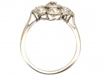 Edwardian Platinum & Diamond Cluster Ring