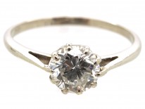 Platinum & Diamond Solitaire Ring