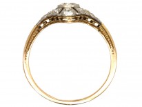 Art Deco Diamond Shaped Diamond Set Ring