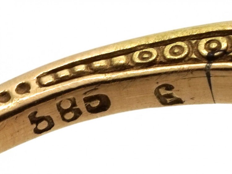 Art Deco Diamond Shaped Diamond Set Ring