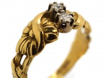 Art Nouveau Gold & Diamond Ring
