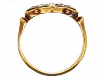 Edwardian 18ct Gold & Five Stone Diamond Ring