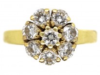 14ct Gold Diamond Cluster Ring
