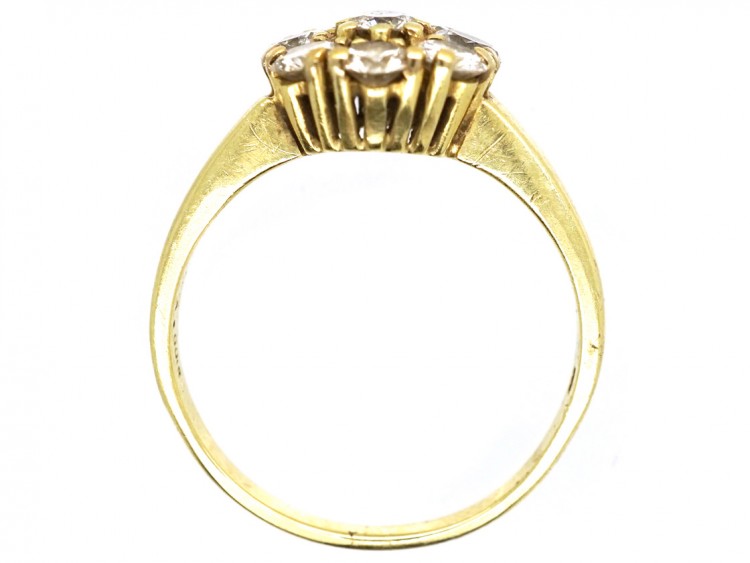 14ct Gold Diamond Cluster Ring