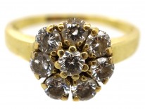 14ct Gold Diamond Cluster Ring