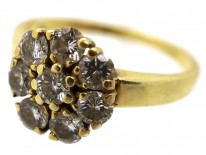 14ct Gold Diamond Cluster Ring